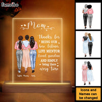 Personalized To My Mom Plaque LED Lamp Night Light 24130 thumb 1