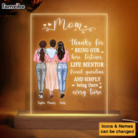 Personalized To My Mom Plaque LED Lamp Night Light 24130 thumb 1
