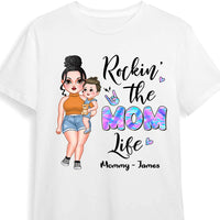 Personalized Rockin Mom Shirt - Hoodie - Sweatshirt 24136 thumb 1