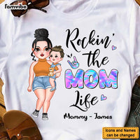 Personalized Rockin Mom Shirt - Hoodie - Sweatshirt 24136 thumb 1