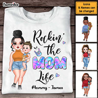 Personalized Rockin Mom Shirt - Hoodie - Sweatshirt 24136 thumb 1