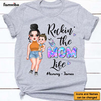 Personalized Rockin Mom Shirt - Hoodie - Sweatshirt 24136 thumb 1