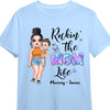 Personalized Rockin Mom Shirt - Hoodie - Sweatshirt 24136 1