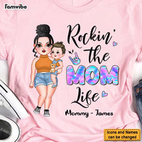 Personalized Rockin Mom Shirt - Hoodie - Sweatshirt 24136 thumb 1