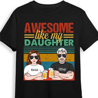 Personalized Gift For Dad Awesome Like My Daughter Shirt - Hoodie - Sweatshirt 24139 thumb 1