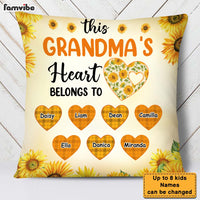 Personalized This Grandma's Heart Belongs To Pillow 24145 thumb 1