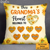 Personalized This Grandma's Heart Belongs To Pillow 24145 thumb 1