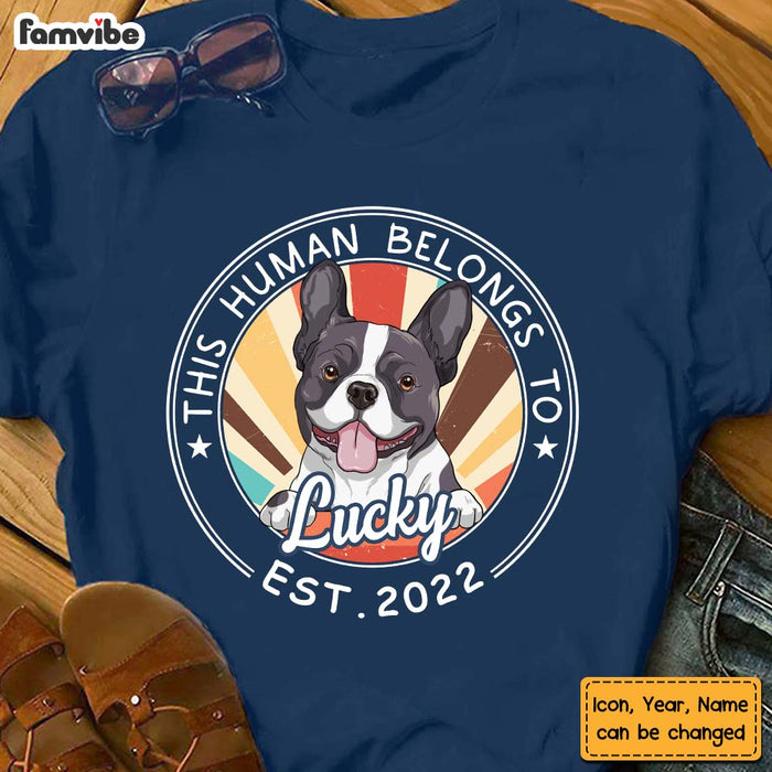 Personalized Gift This Human Belongs To Shirt - Hoodie - Sweatshirt 24149 1