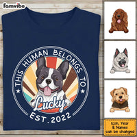 Personalized Gift This Human Belongs To Shirt - Hoodie - Sweatshirt 24149 thumb 1