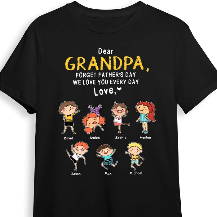 Personalized Gift For Grandpa We Love You Every Day Shirt - Hoodie - Sweatshirt 24150 1