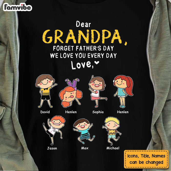 Personalized Gift For Grandpa We Love You Every Day Shirt - Hoodie - Sweatshirt 24150 1