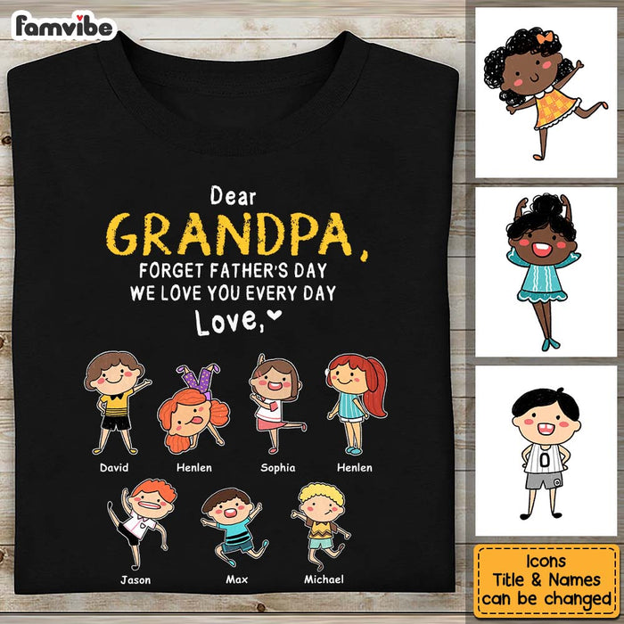 Personalized Gift For Grandpa We Love You Every Day Shirt - Hoodie - Sweatshirt 24150 1