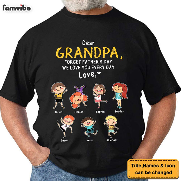 Personalized Gift For Grandpa We Love You Every Day Shirt - Hoodie - Sweatshirt 24150 1