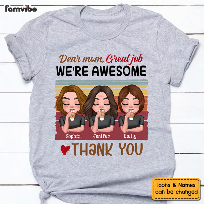 Personalized Mom We Are Awesome Shirt - Hoodie - Sweatshirt 24155 1