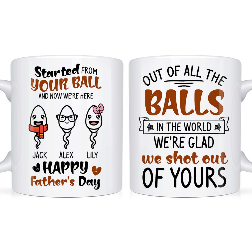 Personalized Gift For Dad Started From Your Ball Mug 24156 Primary Mockup