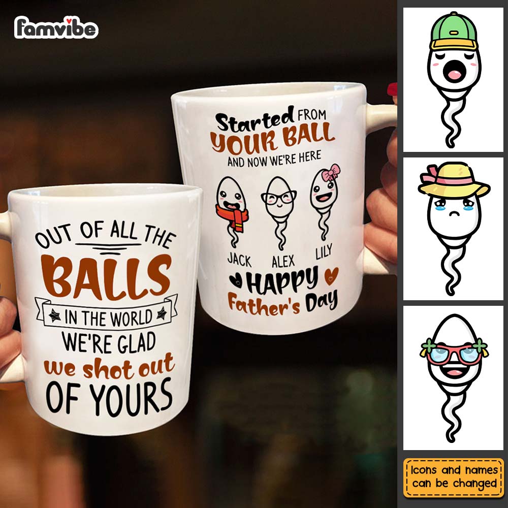 Personalized Gift For Dad Started From Your Ball Mug 24156 Primary Mockup