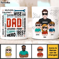 Personalized Gift for The Man The Myth Daddy The Legend Mug 24158 thumb 1