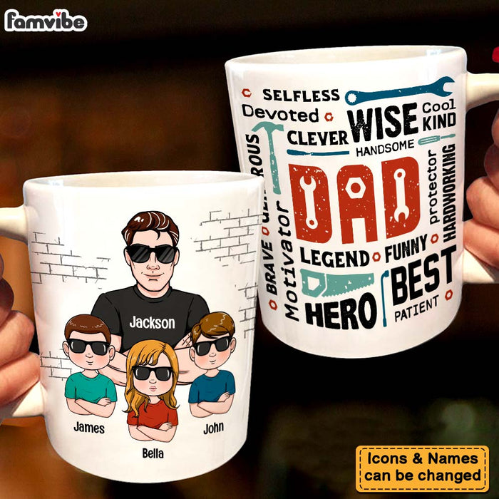 Personalized Gift for The Man The Myth Daddy The Legend Mug 24158 1