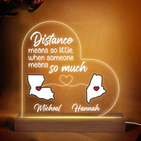 Personalized Gift For Long Distance Stage Map Plaque LED Lamp Night Light 24161 thumb 1