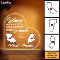 Personalized Gift For Long Distance Stage Map Plaque LED Lamp Night Light 24161 thumb 1