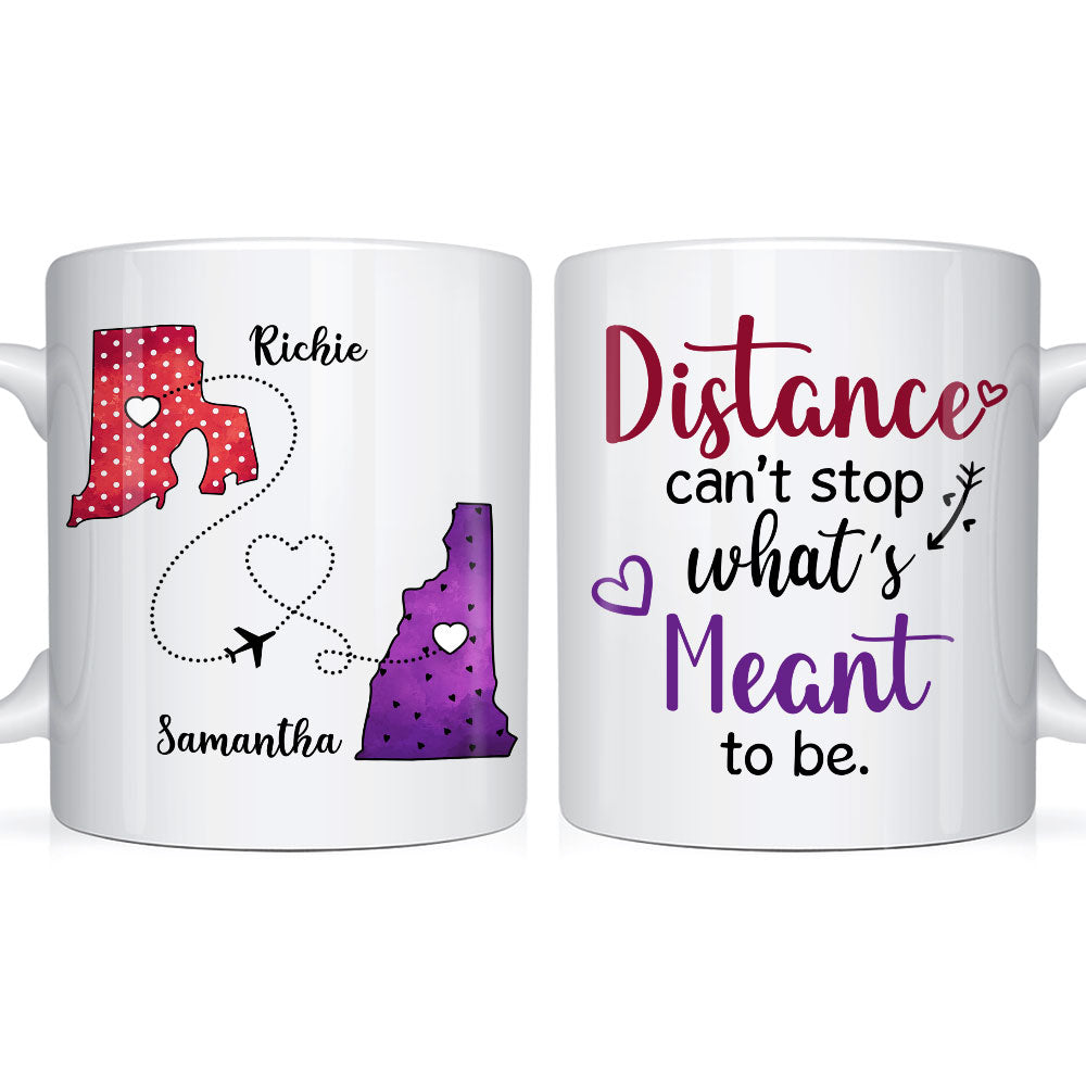 Personalized Gift For Long Distance Stage Map Mug 24162 Primary Mockup
