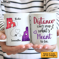Personalized Gift For Long Distance Stage Map Mug 24162 thumb 1