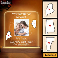 Personalized Gift For Long Distance Mom Plaque LED Lamp Night Light 24163 thumb 1