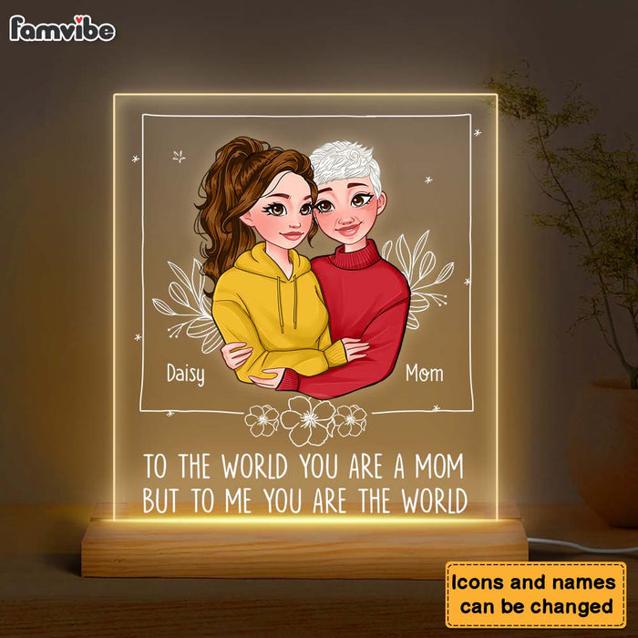 Personalized To Me You Are The World Plaque LED Lamp Night Light 24166 1