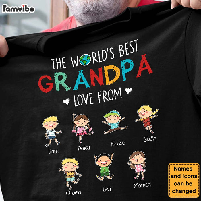 Personalized Gift For Grandpa Doodle Kids Shirt - Hoodie - Sweatshirt 24169 1