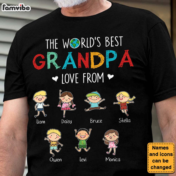 Personalized Gift For Grandpa Doodle Kids Shirt - Hoodie - Sweatshirt 24169 1