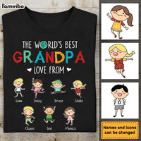 Personalized Gift For Grandpa Doodle Kids Shirt - Hoodie - Sweatshirt 24169 thumb 1