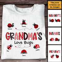 Personalized Grandma's Love Bugs Shirt - Hoodie - Sweatshirt 24171 thumb 1