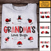 Personalized Grandma's Love Bugs Shirt - Hoodie - Sweatshirt 24171 1