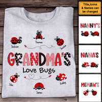 Personalized Grandma's Love Bugs Shirt - Hoodie - Sweatshirt 24171 thumb 1