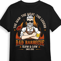 Personalized BBQ Dad's Barbecue The Man The Meat Shirt - Hoodie - Sweatshirt 24174 thumb 1