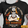 Personalized BBQ Dad's Barbecue The Man The Meat Shirt - Hoodie - Sweatshirt 24174 1