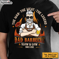 Personalized BBQ Dad's Barbecue The Man The Meat Shirt - Hoodie - Sweatshirt 24174 thumb 1