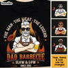 Personalized BBQ Dad's Barbecue The Man The Meat Shirt - Hoodie - Sweatshirt 24174 1