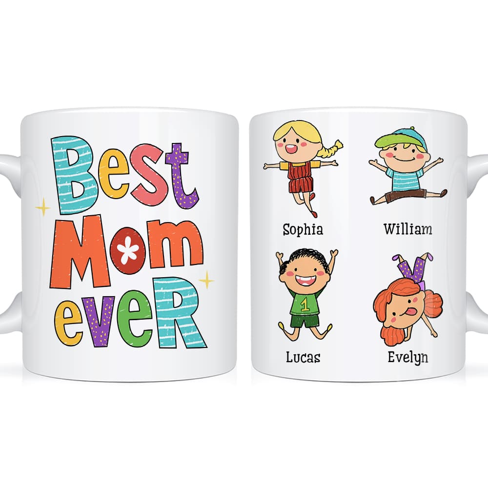 Personalized Best Mom Ever Mug 24179 Primary Mockup