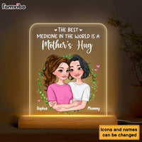 Personalized  Mother's Hug Plaque LED Lamp Night Light 24185 thumb 1