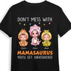 Personalized Gift For Mom Don't Mess With  Mamasaurus Shirt - Hoodie - Sweatshirt 24191 1