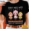 Personalized Gift For Mom Don't Mess With  Mamasaurus Shirt - Hoodie - Sweatshirt 24191 1