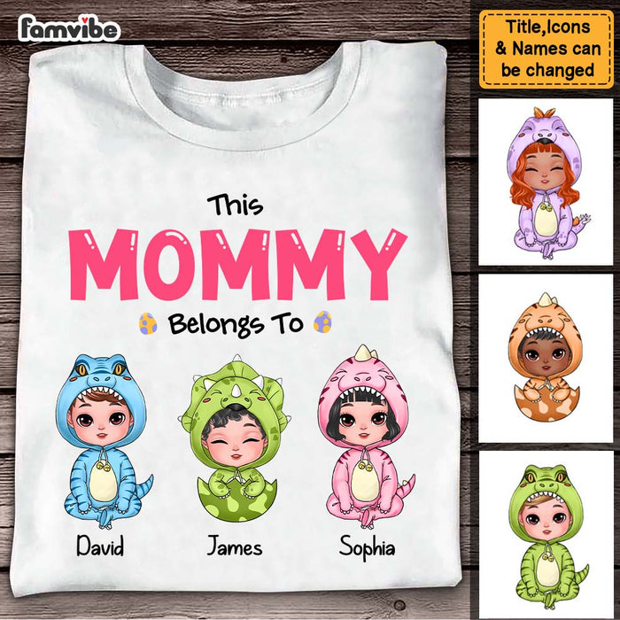 Personalized Gift For Mom This Mom Belongs To Shirt - Hoodie - Sweatshirt 24193 1