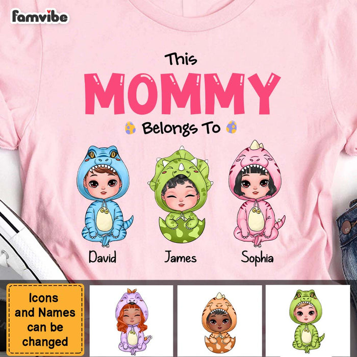 Personalized Gift For Mom This Mom Belongs To Shirt - Hoodie - Sweatshirt 24193 1
