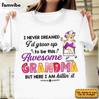 Personalized Gift For Awesome Grandma Shirt - Hoodie - Sweatshirt 24196 thumb 1