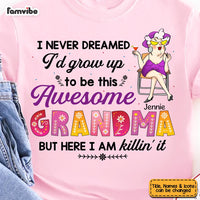 Personalized Gift For Awesome Grandma Shirt - Hoodie - Sweatshirt 24196 thumb 1