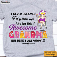 Personalized Gift For Awesome Grandma Shirt - Hoodie - Sweatshirt 24196 thumb 1