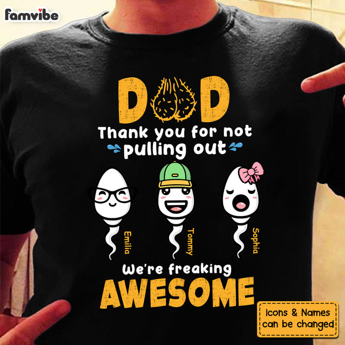 Personalized Gift Thank You For Not Pulling Out Shirt - Hoodie - Sweatshirt 24198 1