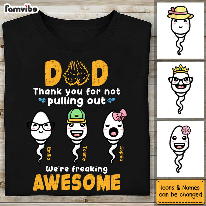 Personalized Gift Thank You For Not Pulling Out Shirt - Hoodie - Sweatshirt 24198 1