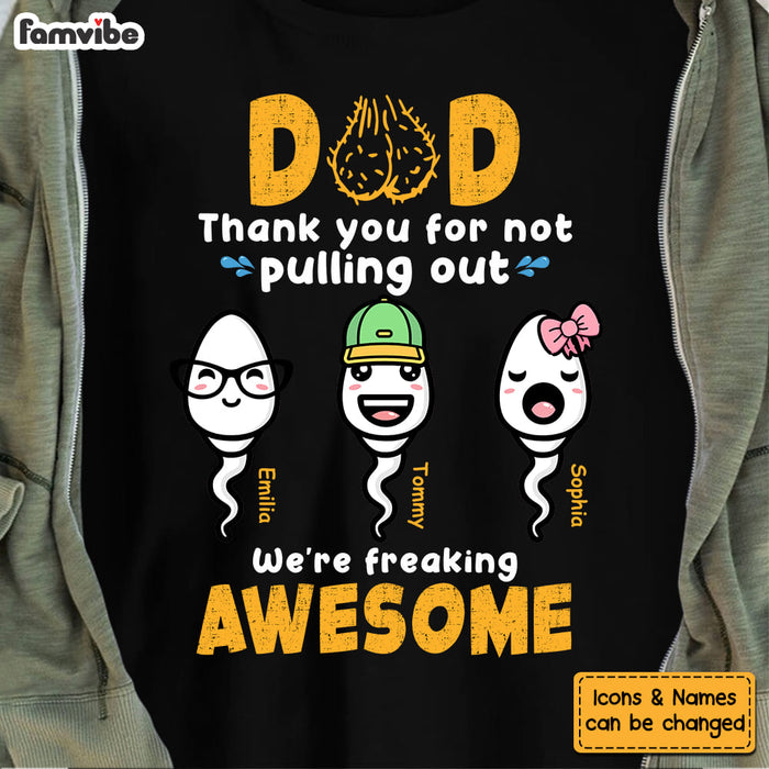 Personalized Gift Thank You For Not Pulling Out Shirt - Hoodie - Sweatshirt 24198 1